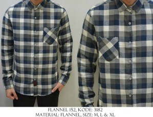 Kemeja Flanel Kode 3182