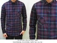 Kemeja Flanel  Kode 3190