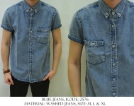 Kemeja Blue Jeans Kode 2576