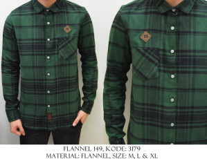 Kemeja Flanel Kode 3179