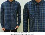 Kemeja Flanel  Kode 3113