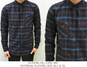 Kemeja Flanel  Kode 3114