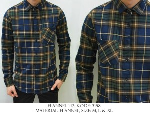 Kemeja Flanel  Kode 3158
