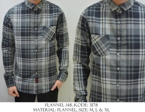 Kemeja Flanel  Kode 3178