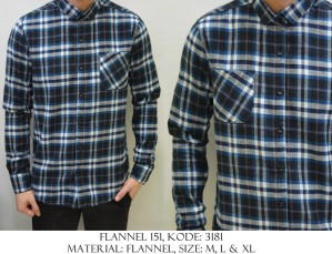 Kemeja Flanel  Kode 3181