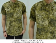 Dark Green Floral