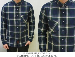 Kemeja Flanel Kode 3214