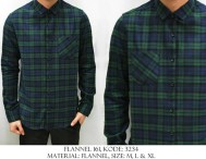 Kemeja Flanel  Kode 3234