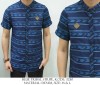 Blue Tribal Stripe Denim