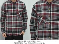 Kemeja Flanel Kode 3482