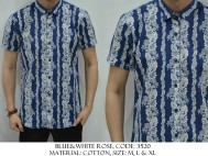 Blue & White Rose