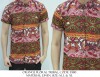 Orange Floral Tribal