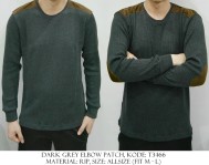 Dark Grey Elbow Patch