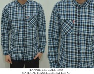 Kemeja Flanel Kode 3658