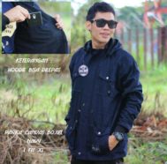 JAKET PARKA KANVAS PREMIUM NAVY