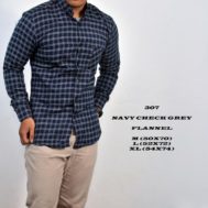 FLANEL NAVY CHACK GREY