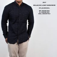 FLANEL BLACK LIST BROWN