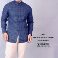 FLANE DARK BLUE LINE