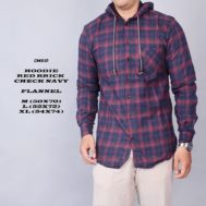 HOODIE RED BRICK CHACK NAVY