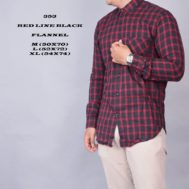 FLANEL RED LINE BLACK