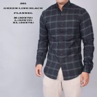 FLANEL GREEN LINE BLACK