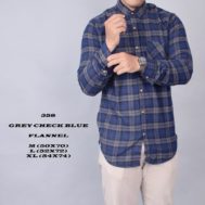 FLANEL GREY CHECK BLUE