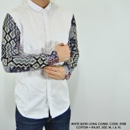 WHITE BATIK LONG COMBI