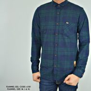 KEMEJA FLANEL BLUE GREEN