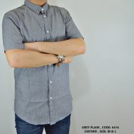 KEMEJA POLOS GREY PLAIN