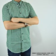 KEMEJA GREEN TARTAN SQUERE